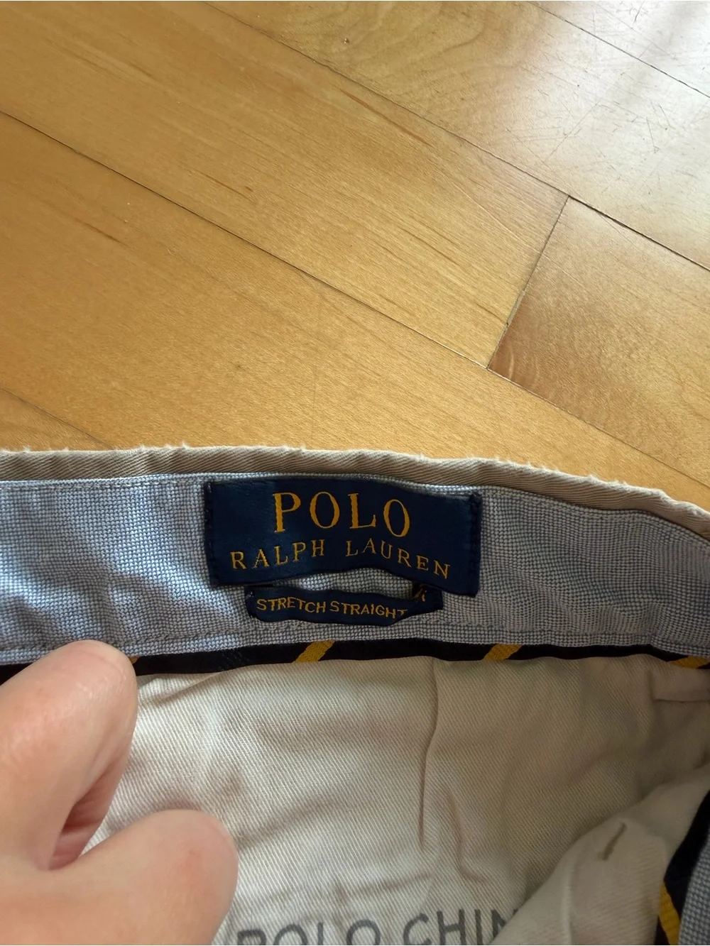 Polo by Ralph Lauren Men's Light Khaki Cotton Chinos